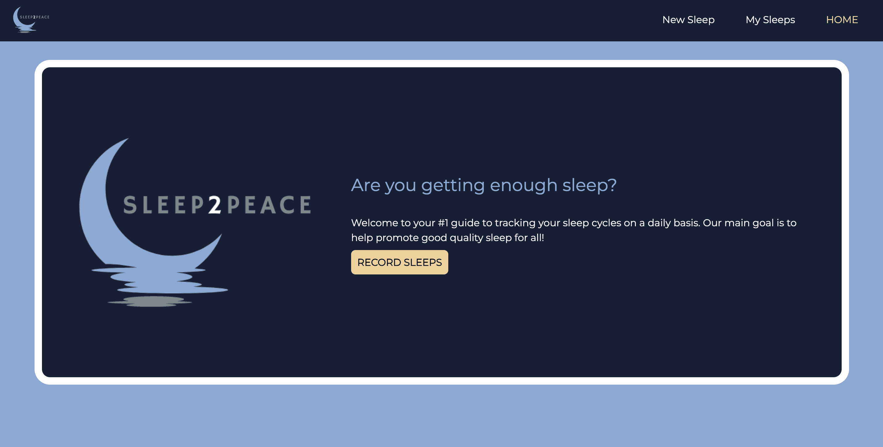 Sleep2Peace screenshot 1